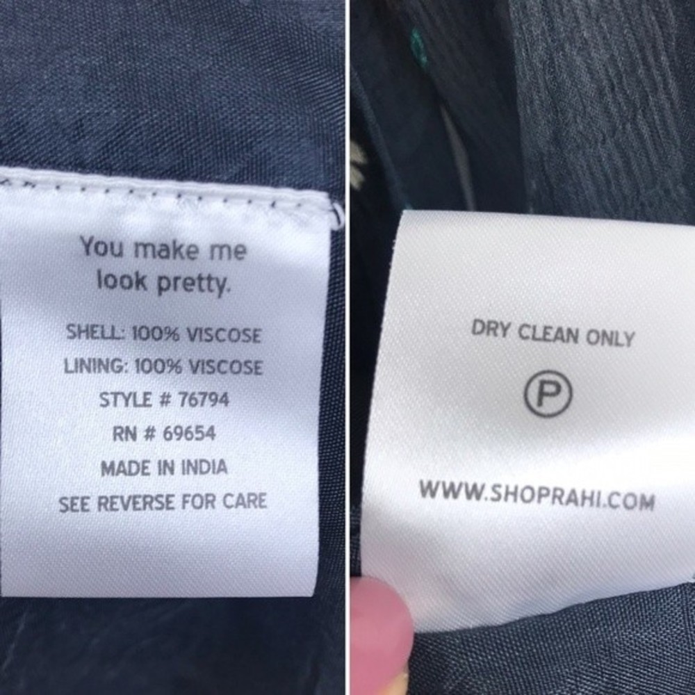 Rahi ditsy sweetheart Bohemian Boho Peasant Floral Print Festival mini dress M - Picture 8 of 9